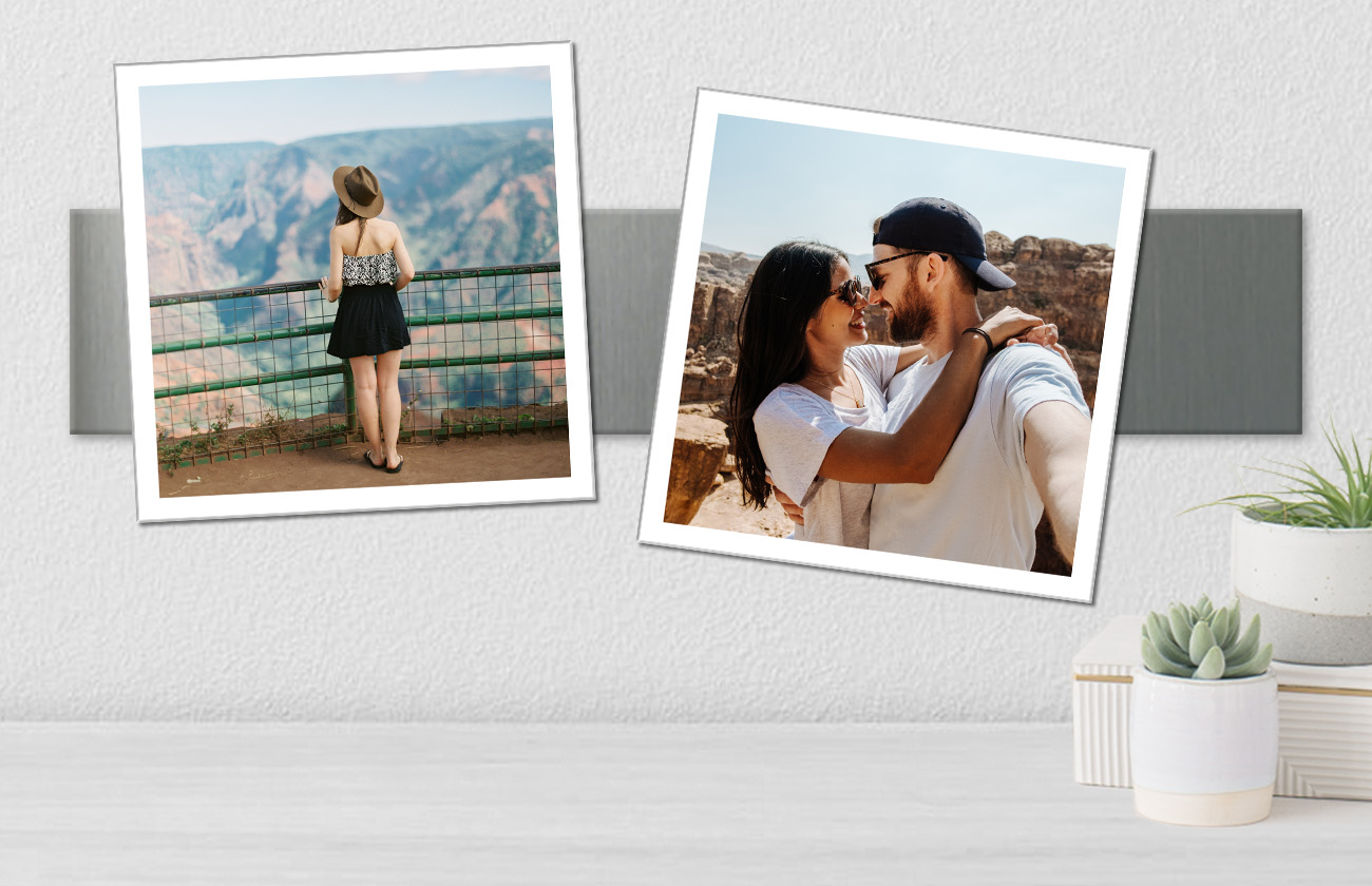 Fotomagnet mit weißem Rand