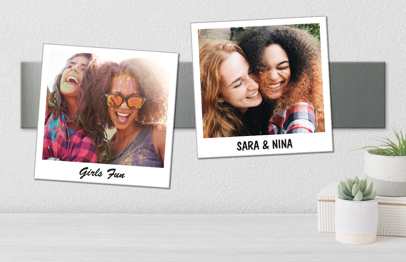 Fotomagnet mit Retrorahmen